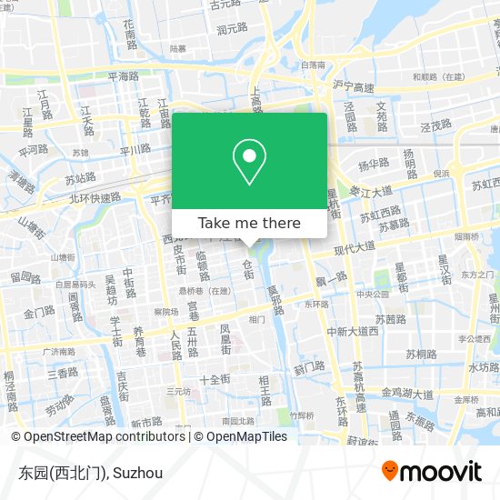 东园(西北门) map