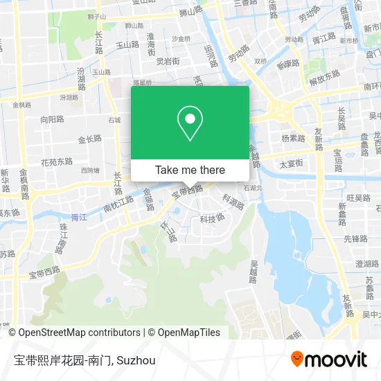 宝带熙岸花园-南门 map
