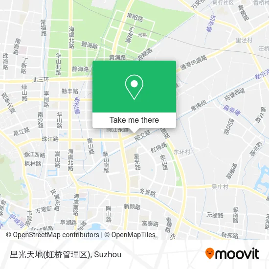 星光天地(虹桥管理区) map