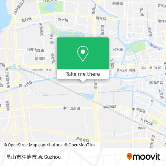 昆山市柏庐市场 map