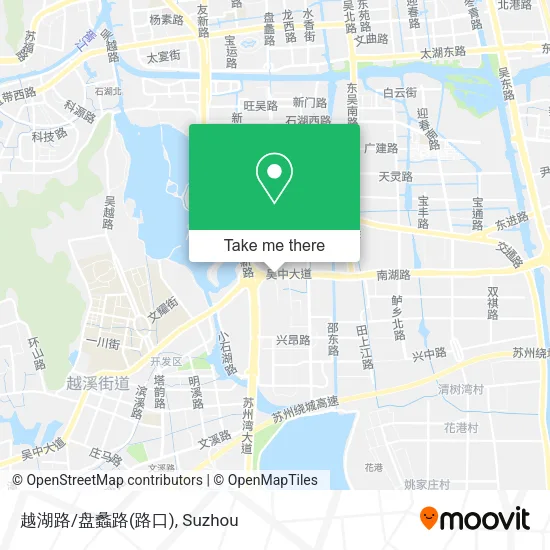 越湖路/盘蠡路(路口) map