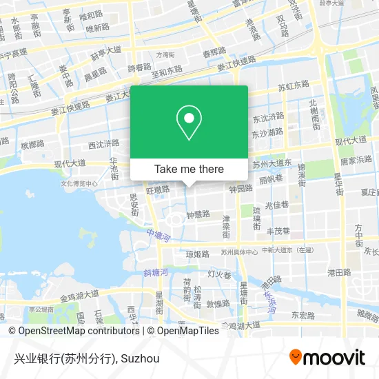 兴业银行(苏州分行) map