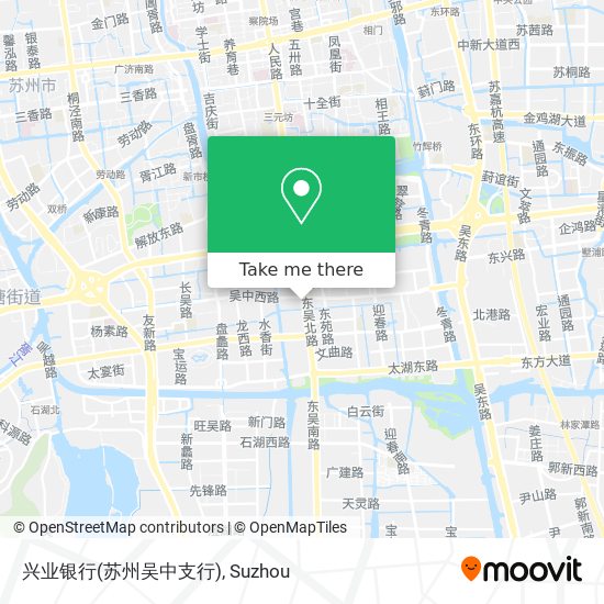 兴业银行(苏州吴中支行) map
