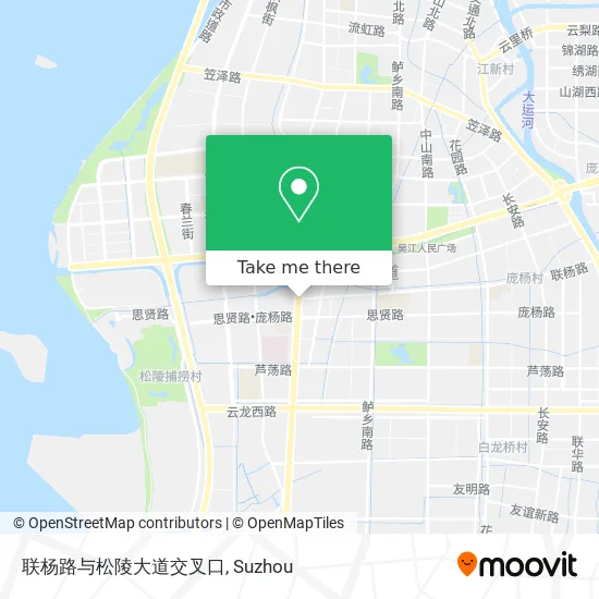 联杨路与松陵大道交叉口 map