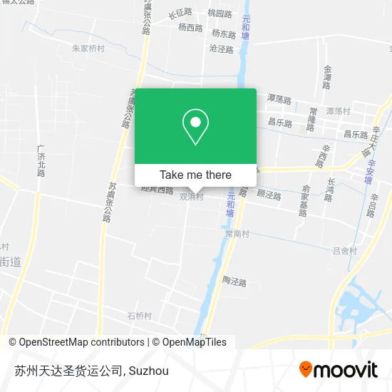 苏州天达圣货运公司 map