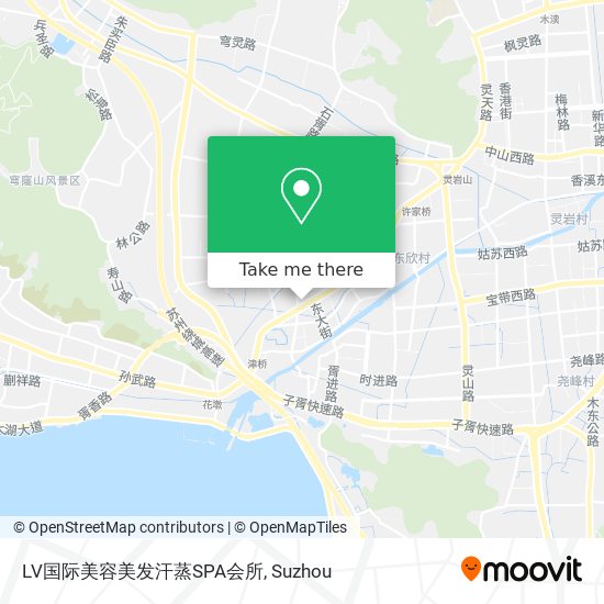 LV国际美容美发汗蒸SPA会所 map