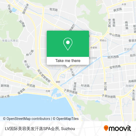 LV国际美容美发汗蒸SPA会所 map