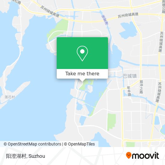 阳澄湖村 map