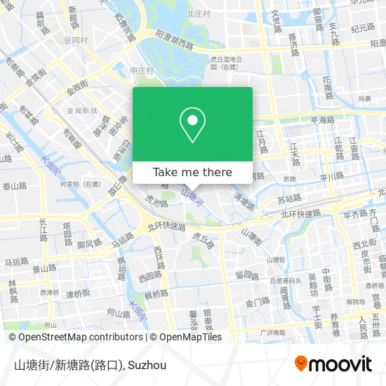 山塘街/新塘路(路口) map