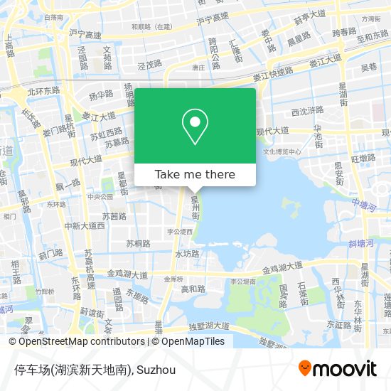 停车场(湖滨新天地南) map