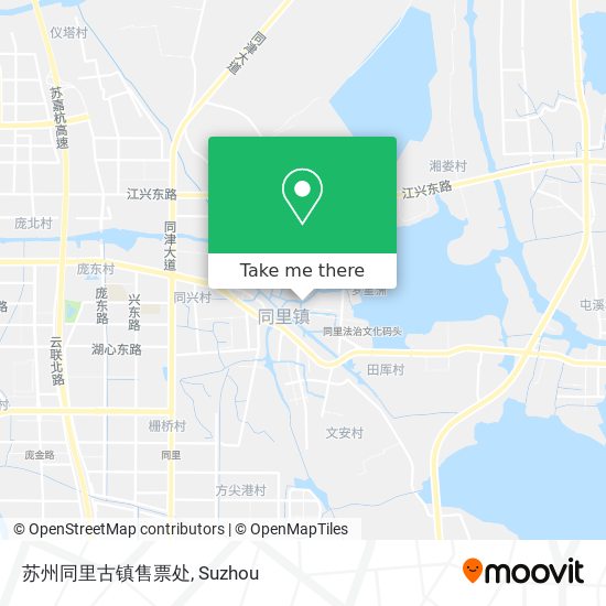 苏州同里古镇售票处 map