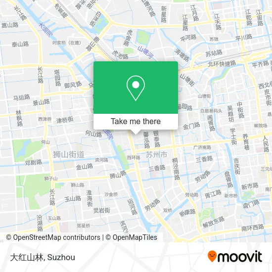 大红山林 map