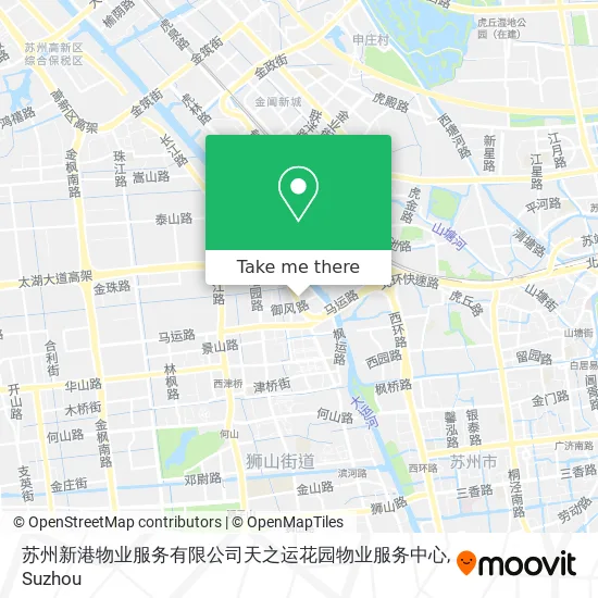 苏州新港物业服务有限公司天之运花园物业服务中心 map