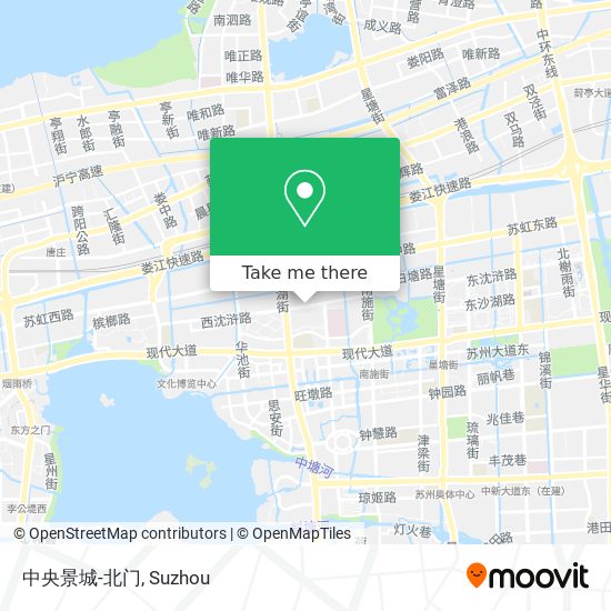 中央景城-北门 map