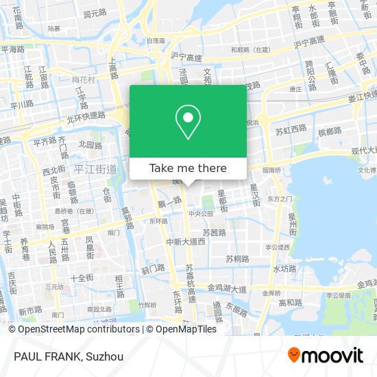 PAUL FRANK map