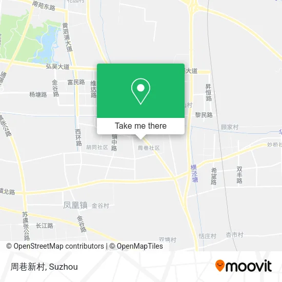 周巷新村 map