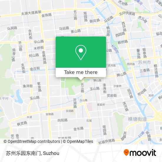 苏州乐园东南门 map