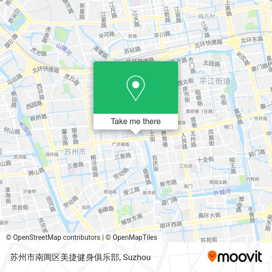苏州市南阊区美捷健身俱乐部 map