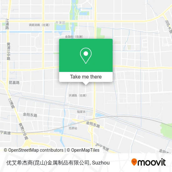 优艾希杰商(昆山)金属制品有限公司 map