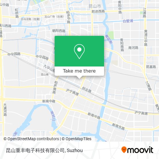 昆山重丰电子科技有限公司 map