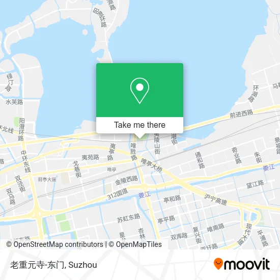 老重元寺-东门 map