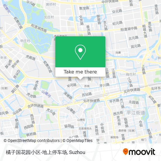 橘子国花园小区-地上停车场 map