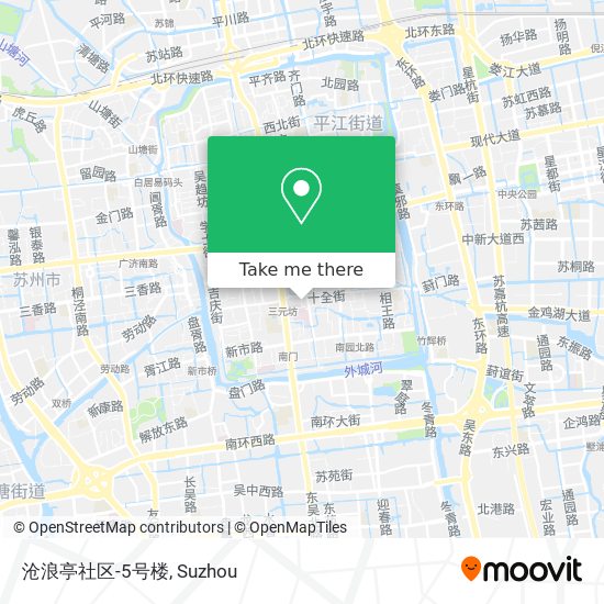 沧浪亭社区-5号楼 map
