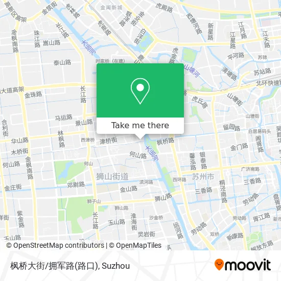 枫桥大街/拥军路(路口) map
