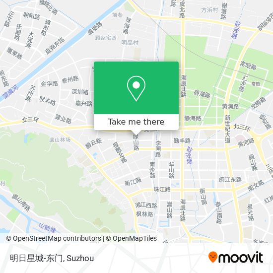 明日星城-东门 map