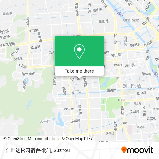 佳世达松园宿舍-北门 map