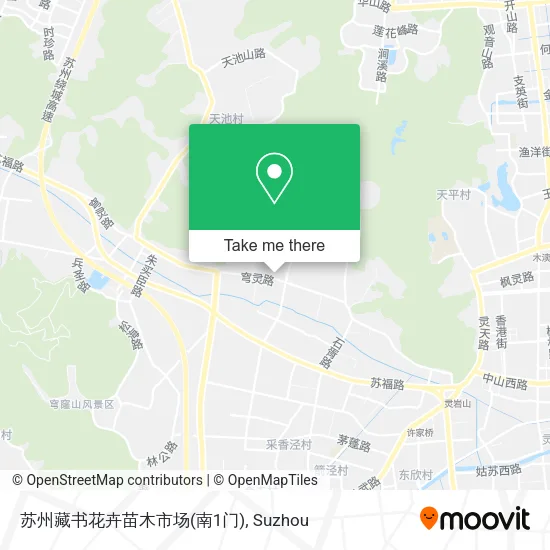 苏州藏书花卉苗木市场(南1门) map