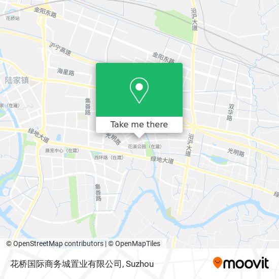 花桥国际商务城置业有限公司 map