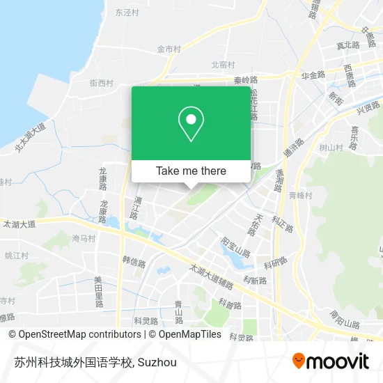 苏州科技城外国语学校 map