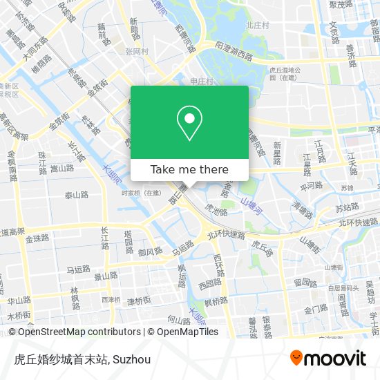 虎丘婚纱城首末站 map