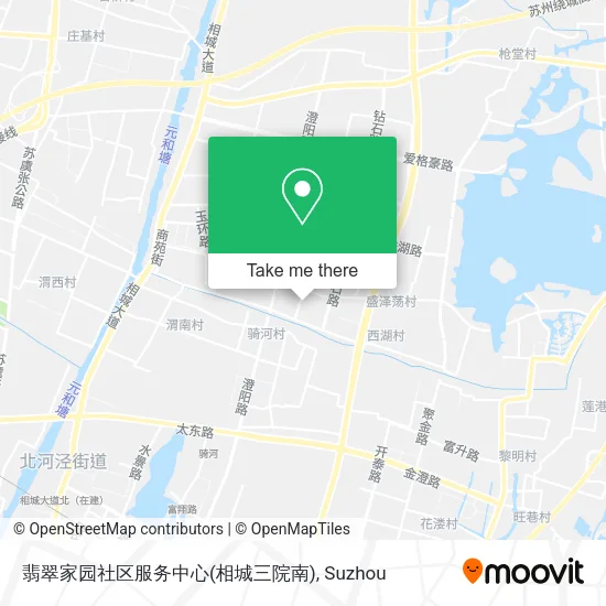 翡翠家园社区服务中心(相城三院南) map