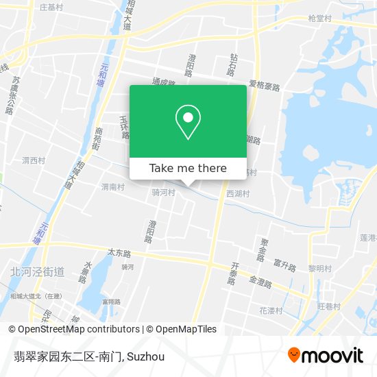 翡翠家园东二区-南门 map