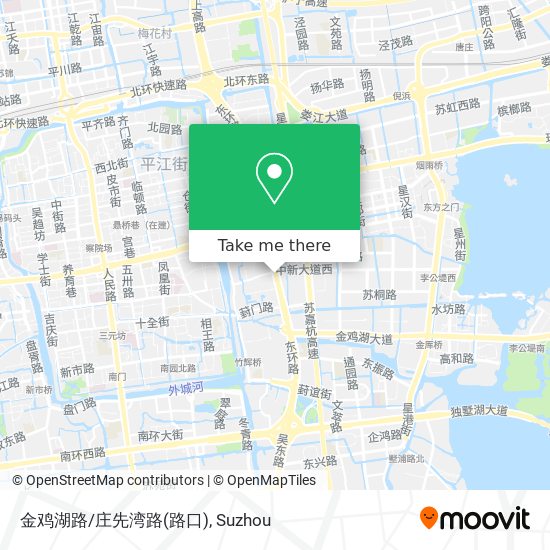 金鸡湖路/庄先湾路(路口) map