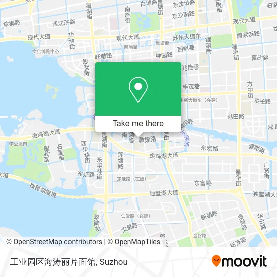 工业园区海涛丽芹面馆 map