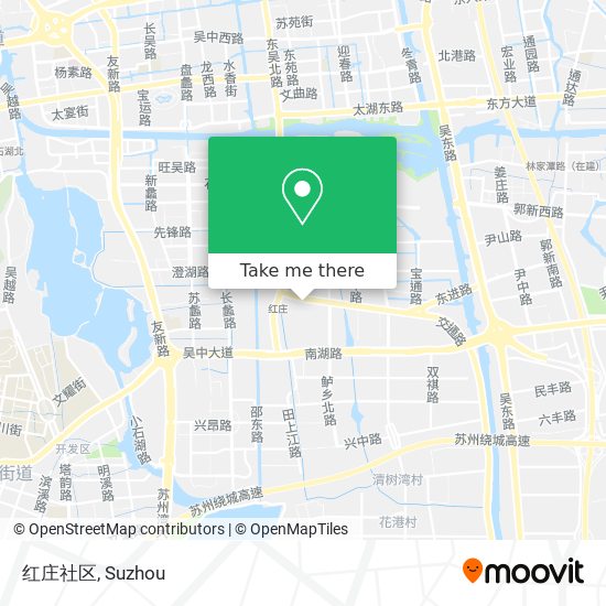 红庄社区 map