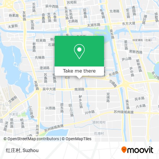 红庄村 map
