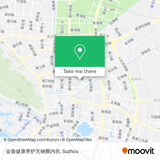 金薇健康养护无钢圈内衣 map