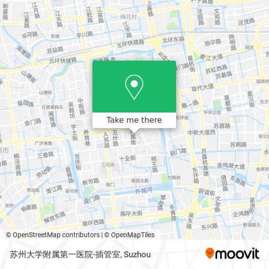 苏州大学附属第一医院-插管室 map