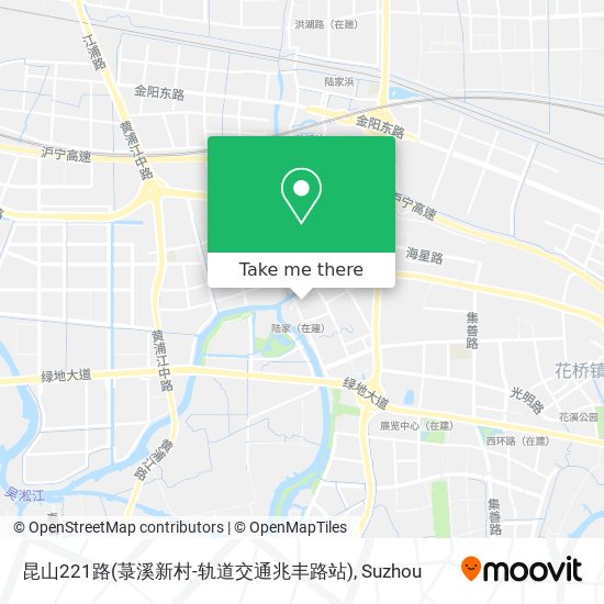 昆山221路(菉溪新村-轨道交通兆丰路站) map