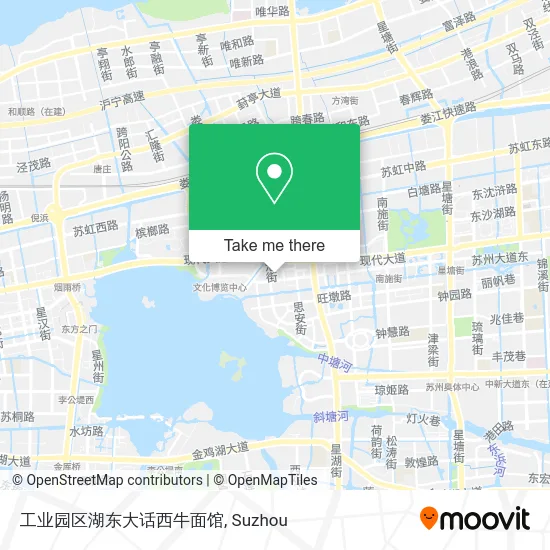 工业园区湖东大话西牛面馆 map