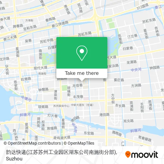 韵达快递(江苏苏州工业园区湖东公司南施街分部) map