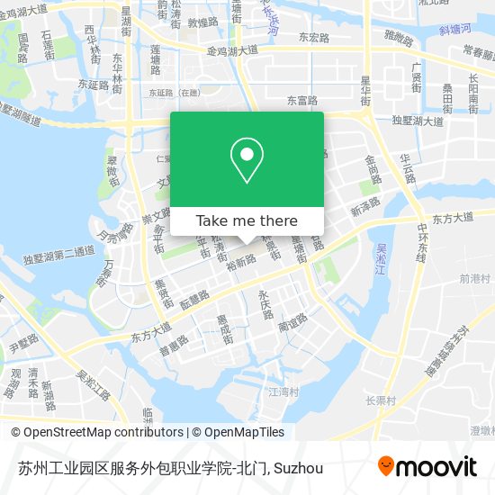 苏州工业园区服务外包职业学院-北门 map