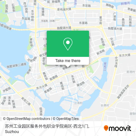苏州工业园区服务外包职业学院南区-西北1门 map