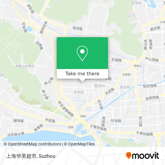 上海华美超市 map