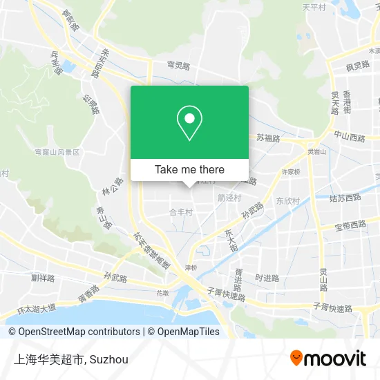 上海华美超市 map