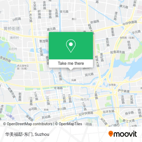 华美福邸-东门 map